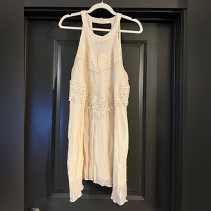 Rebellion Again cream color slip dress, sz XL